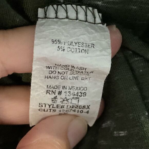 JESSE & J Green Gold Love Mini Dress Gold Strap Accent in the back 2X - Picture 11 of 11